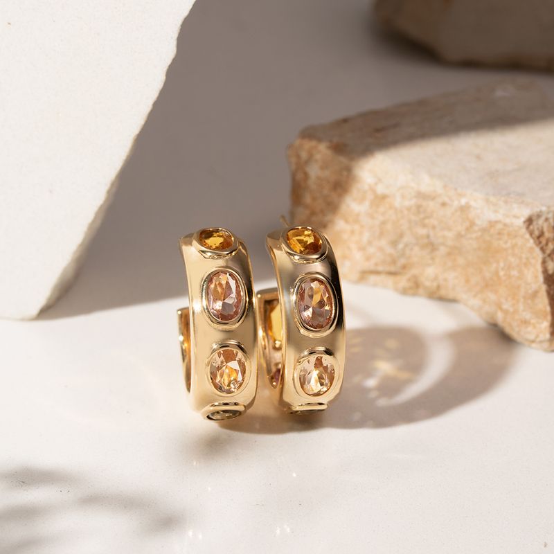 Brinco-Argola-Inteira-Cristal-Citrino-Cristal-Rodolita-Cristal-Peridoto-Cravacao-Inglesa---Banho-de-Ouro-18k