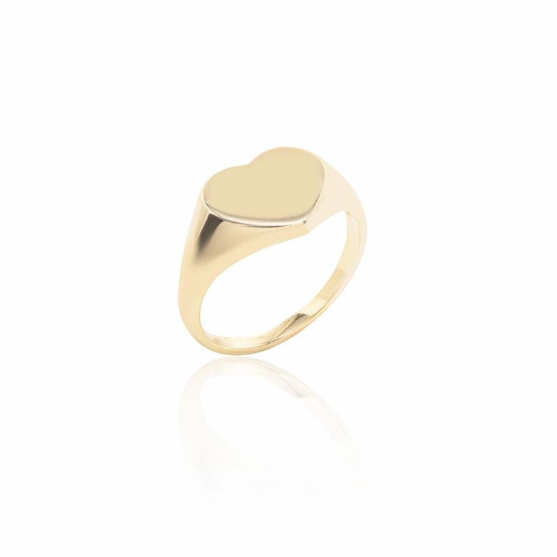 Anel-Mindinho-Coracao-Liso-Cheio---Banho-de-Ouro-18k
