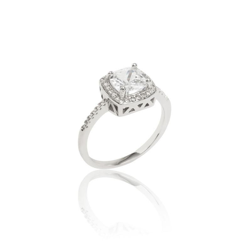 Anel-Zirconia-Branca-Quadrada-com-Borda-Cravejada---Prata-925-