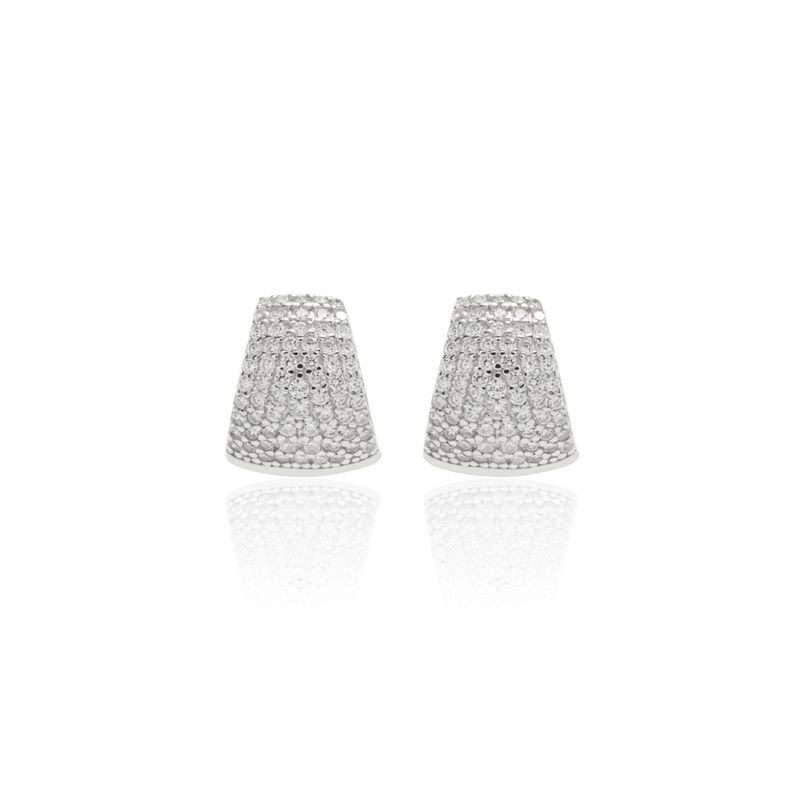 Brinco-Argola-Pequena-Cravejado-com-6-Linhas-de-Zirconias-Brancas---Prata-925