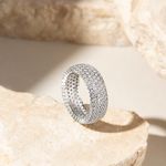 Anel-Alianca-Inteira-com-5-Linhas-Cravejadas-com-Zirconia-Branca---Prata-925-