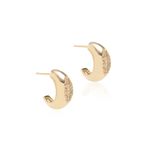 Brinco-Argola-com-Oval-Cravejado-de-Zirconias-Brancas---Banho-de-Ouro-18k
