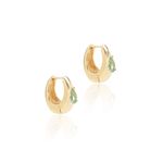 Brinco-Argola-Cristal-Paraiba-em-Gota-Cravacao-em-Garras---Banho-de-Ouro-18k