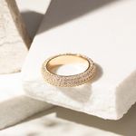 Anel-Solitario-Zirconia-branca---Aparador-Cravejado---Banho-de-Ouro-18k-e-Banho-de-Rodio-Branco