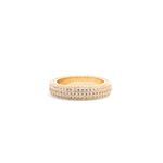 Anel-Solitario-Zirconia-branca---Aparador-Cravejado---Banho-de-Ouro-18k-e-Banho-de-Rodio-Branco-
