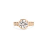 Anel-Solitario-Redondo-Com-Zirconia-Branca-8mm-Lateral-Cravejada---Banho-de-Ouro-18k-
