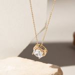 Conjunto-Branco-e-Colar-Redondos-com-Zirconia-Branca-8mm---45cm---Banho-de-Ouro-18k