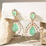 Brinco-Gota-Fusion-Esmeralda-Colombiana-com-Zirconias-Coloridas