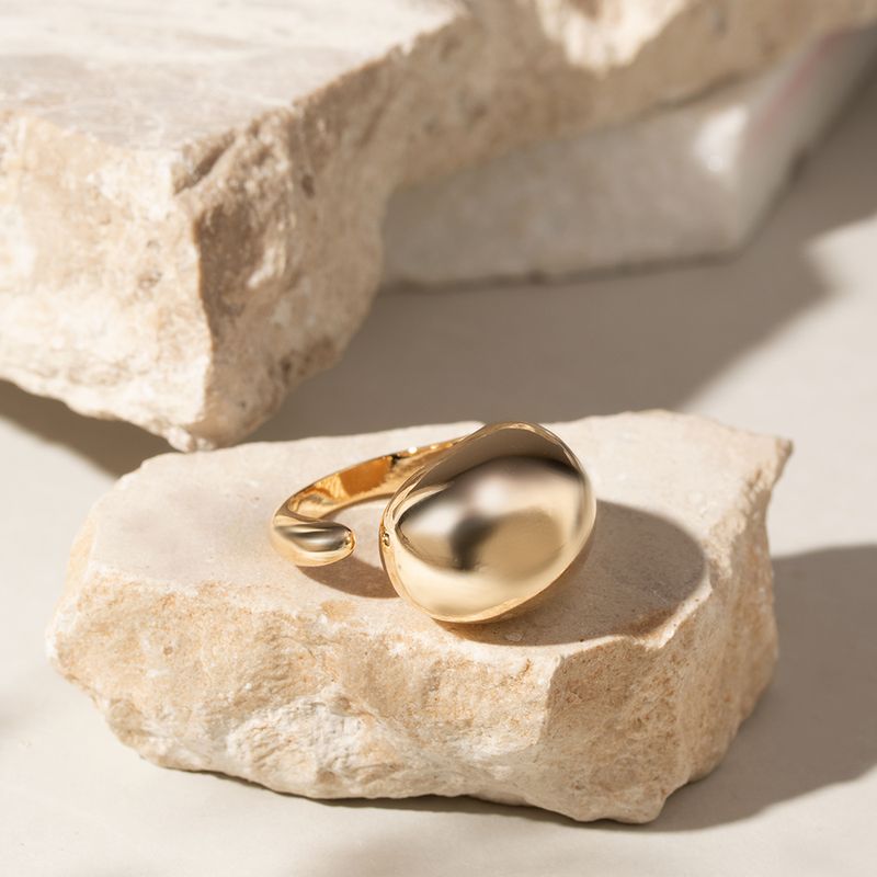 Anel-Gota-Maxi-Liso---Banho-de-Ouro-18k