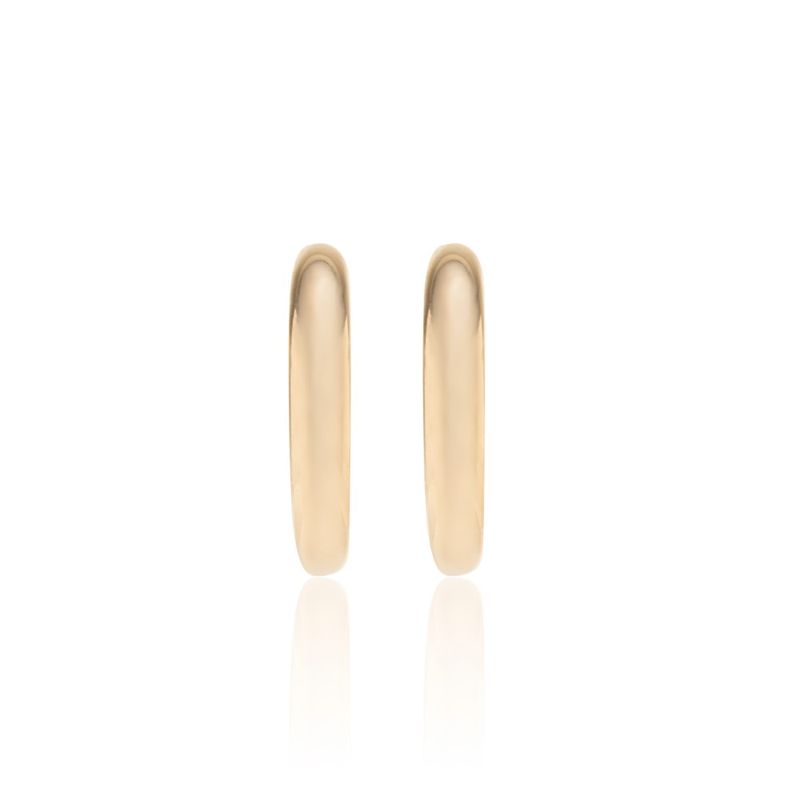 Brinco-Argola-Redonda-Liso-7MM-Banho-de-Ouro-18k