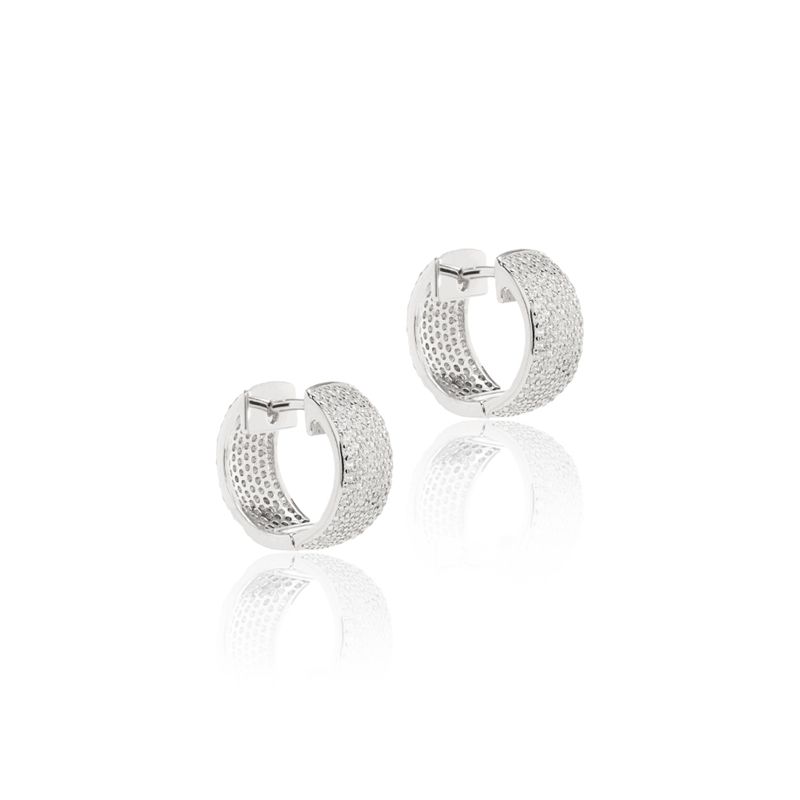 Brinco-Argola-Cravejado-com-7-Fileiras-de-Zirconias-Brancas---Prata-925