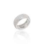 Anel-Cravejado-com-Zirconias-Brancas-e-7-Fileiras---Prata-925