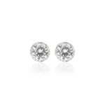 Brinco-Redondo-com-Zirconia-Branca-75-mm-Lapidada-em-Brilhante-com-Cravacao-Halo---Prata-925
