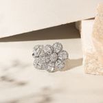 Anel-Flor-e-Folhas-com-Zirconias-Brancas-Baguete---Prata-925