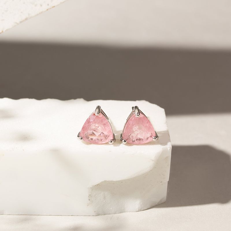 Brinco-Fusion-Quartzo-Rosa-Top-Triangulo---Prata-925