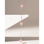 Colar-Fusion-Quartzo-Rosa-Tres-Triangulos---Prata-925-