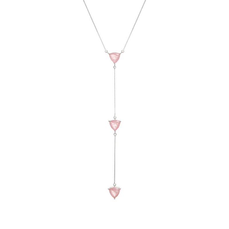 Colar-Fusion-Quartzo-Rosa-Tres-Triangulos---Prata-925-