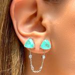 Brinco-Ear-Chain-Fusion-Turmalina-Triangulo-com-Zirconias-Brancas---Prata-925