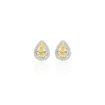 Brinco-de-Cristal-Citrino-em-Gota-com-Borda-Cravejada---Prata-925-com-Banho-de-Rodio-Branco