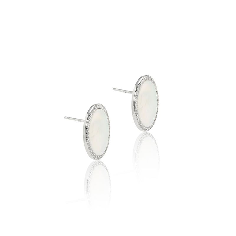 Brinco-Madreperola-Oval-com-Zirconias-Brancas---Prata-925