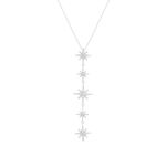 Colar-com-5-Estrelas-de-8-Pontas-com-Zirconia-Branca---50cm---Prata-925