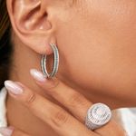 Brinco-de-Argola-Cravejado-com-Cristal-Paraiba-Baguete---Prata-925