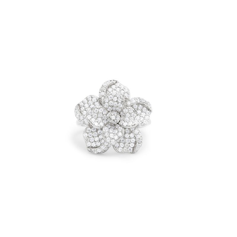Anel-Flor-Cravejada-com-Zirconias-Brancas---Prata-925