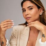 Brinco-Ear-Cuff-Formas-Quartzo-Rosa-e-Zirconia-Branca---Banho-de-Ouro-18k
