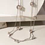 Colar-Longo-Formas-Cristal-Quartzo-Rosa-e-Zirconia-Branca---102cm---Banho-de-Rodio-Branco