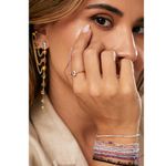 Brinco-Earchain-Formas-Cristal-Citrino-Cristal-Ametista-Cristal-Topazio-Azul---Banho-de-Ouro-18k