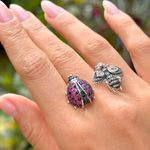 Anel-Bugs-com-Zirconias-Brancas-e-Coloridas-Free-Size-do-16-ao-20---Banho-de-Rodio-Branco-