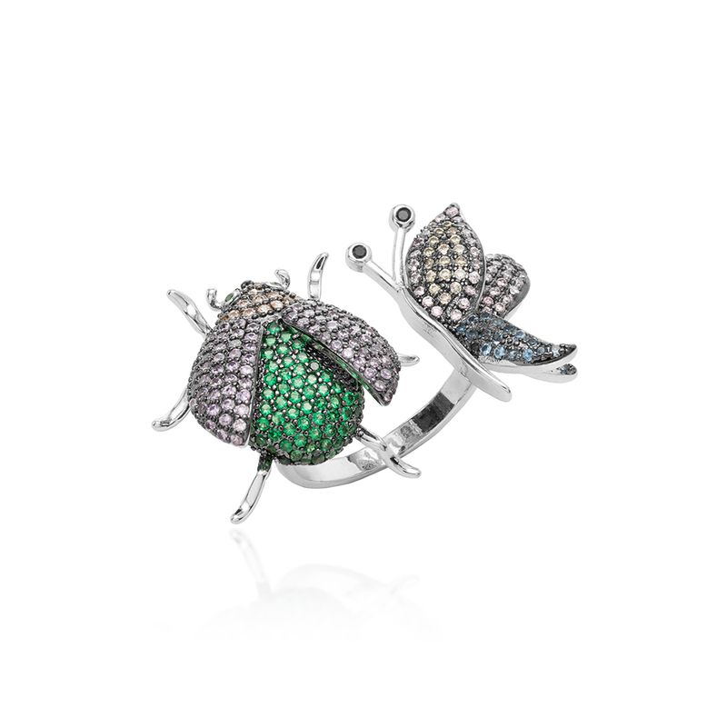 Anel-Bugs-com-Zirconias-Coloridas-Free-Size-do-13-ao-17---Banho-de-Rodio-Branco