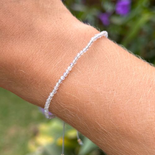 Pulseira Shambala com Labradorita - Banho de Ouro 18k