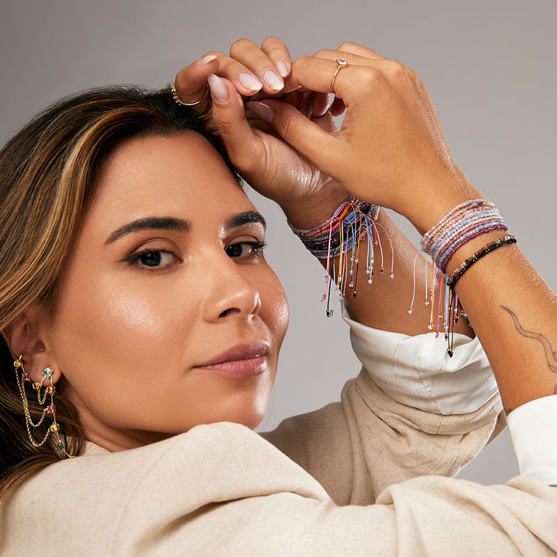 Pulseira-Shambala-com-Cristal-Agua-Marinha---Banho-de-Ouro-18k-
