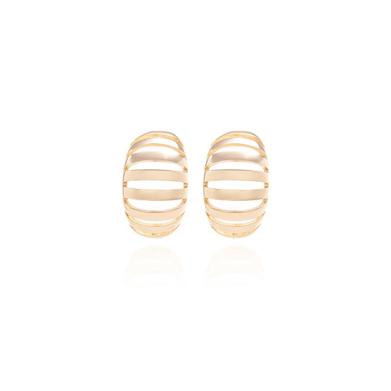 Brinco-Liso-com-Filetes---Banho-de-Ouro-18k