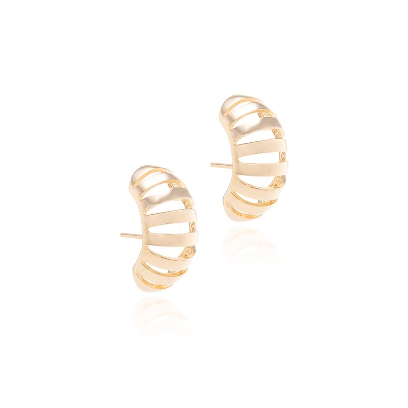 Brinco-Liso-com-Filetes---Banho-de-Ouro-18k