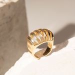 Anel-Liso-com-Filetes-e-Aro-Regulavel---Banho-de-Ouro-18k-