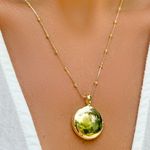 Colar-Liso-Relicario-Redondo-com-Corrente-de-Bolinhas---57cm---Banho-de-Ouro-18k