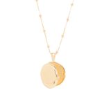 Colar-Liso-Relicario-Redondo-com-Corrente-de-Bolinhas---57cm---Banho-de-Ouro-18k
