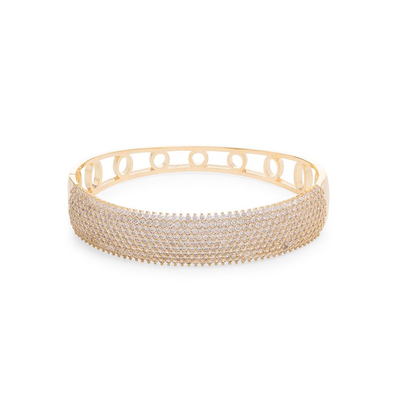 Bracelete-com-9-Linhas-Cravejadas-de-Zirconias-Brancas---Banho-de-Ouro-18k
