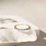 Anel-com-Cristal-Morganita-Cristal-Topazio-Azul-e-Cristal-Turmalina-Rosa---Kit-com-4-Aneis---Banho-de-Ouro-18k