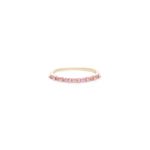 Anel-com-Cristal-Morganita-Cristal-Topazio-Azul-e-Cristal-Turmalina-Rosa---Kit-com-4-Aneis---Banho-de-Ouro-18k