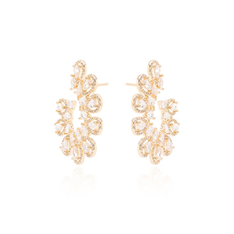 Brinco-de-Gotas-Cravejado-com-Zirconias-Brancas---Banho-de-Ouro-18k
