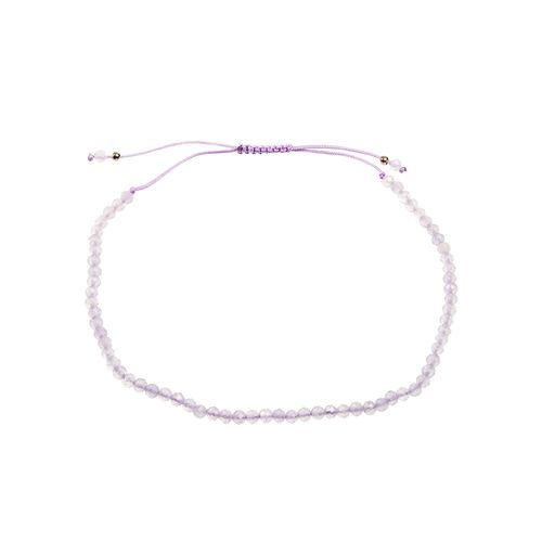 Pulseira Shambala com Pedra Jade - Banho de Ouro 18k