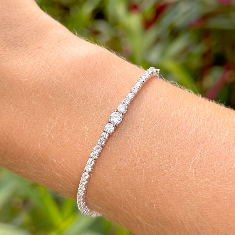 Pulseira-Riviera-Inteira-com-Zirconias-Brancas---17cm---Prata-925