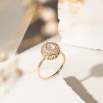 Anel-Coroa-com-Zirconia-Branca-Redonda---Banho-de-Ouro-18k-