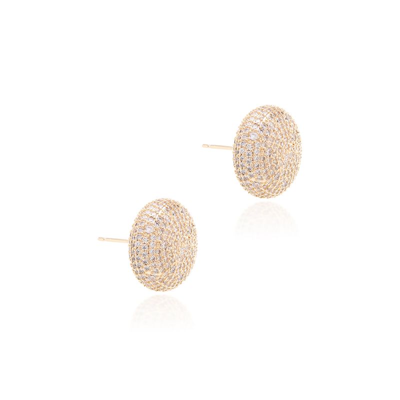 Brinco-Botao-Cravejado-com-Zirconias-Brancas---Banho-de-Ouro-18k