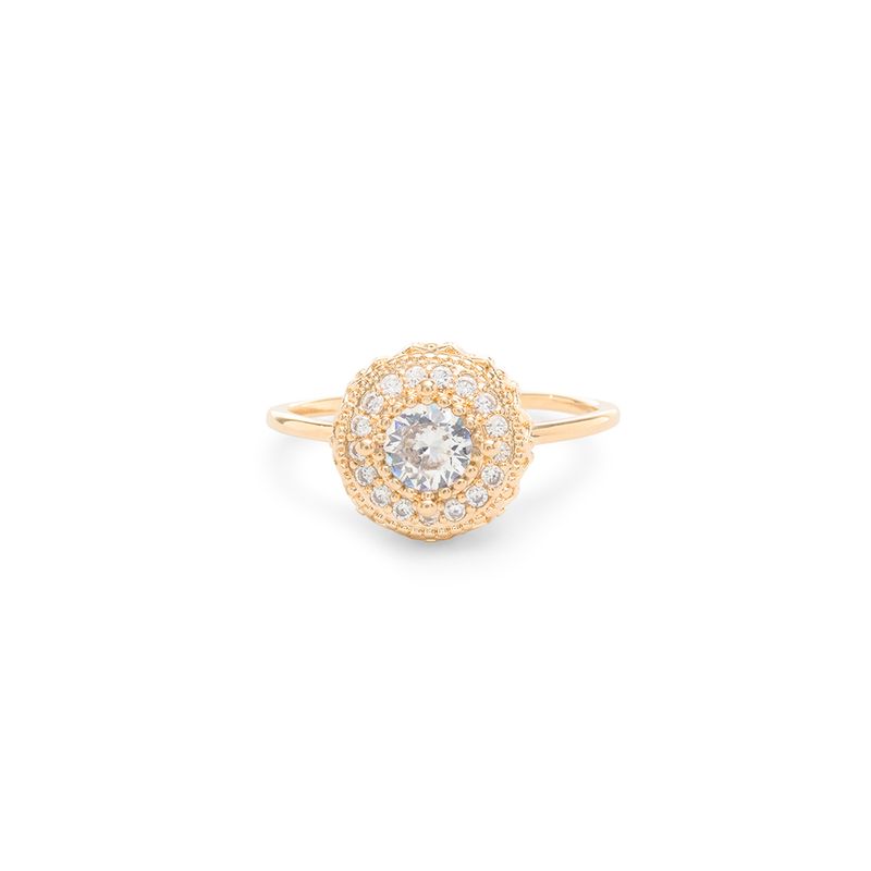 Anel-Coroa-com-Zirconia-Branca-Redonda---Banho-de-Ouro-18k