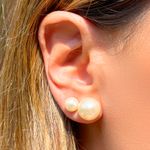 Kit-com-2-Pares-de-Brincos-de-Perola-Shell--12mm-e-8mm---Banho-de-Ouro-18k