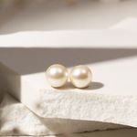 Kit-com-2-Pares-de-Brincos-de-Perola-Shell--12mm-e-8mm---Banho-de-Ouro-18k
